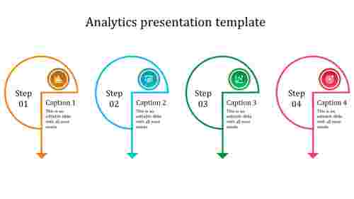 analytics presentation template-multicolor